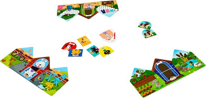 ORCHARD TOYS Doggy Doggy Woof Woof. Matching Game for Ages 2-6. Ideal for Developing Memory, with 2 Ways to Play. for 2-4 Players.