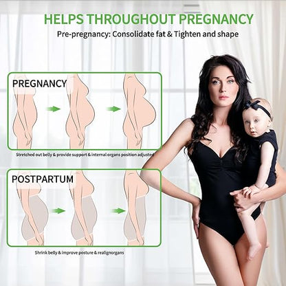 2 in 1 Postpartum Belly Band Wrap Beige, C-Section Support Belt XX-Large, Post Partum Support Recovery Waist/Pelvis Belt, Hysterectomy Belly Band Binder Girdle Stomach