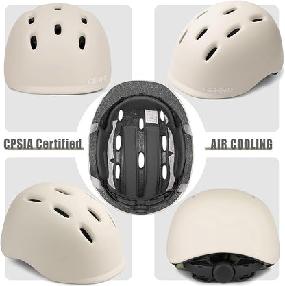 Kids Bike Helmet,Toddler Cyling Helmets for Ages 5-8-9-10-12-14-16Years Youth Boys & Girls,Child Adjustable Multi-Sport Bicycle Skateboard Roller Skate Scooter Balance Skateboarding Helmet