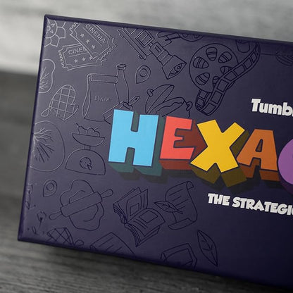 The Strategic Trivia Board Game – 1500 Questions, 6 Categories, 65 Hexagon Tiles, Premium Bag – Fun, Quick to Learn, Perfect for Game Nights, Families & Parties