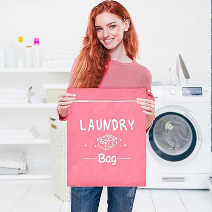 2 Pcs Large Travel Laundry Bag Waterproof Wet Dry Bag Washable Dirty Clothes Bag Bathing Suit Workout Bag for Gym Clothes Laundry Wet Clothes Swimming Yoga