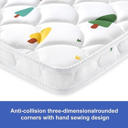 Baby Bassinet Mattress 29 x 18 inches- Firm Support and Comfort Premium Foam,Noiseless and Odorless,Hypoallergenic Small Crib Mattress, Fits Moses Basket, Dual Sided with Soft Breathable Fabric