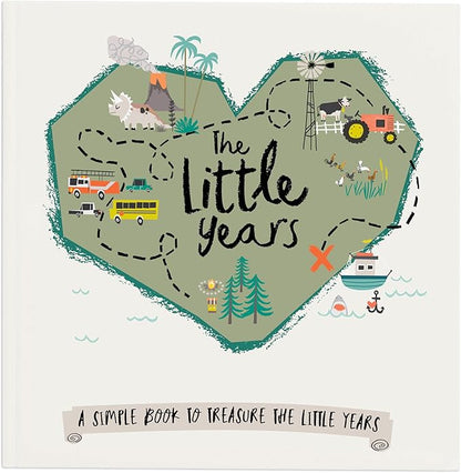 Lucy Darling Baby Journal - Stylish, Eco-Friendly 106 Pages for Recording Precious Milestones, Just Add Photos and Writing