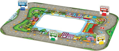 Orchard Toys Moose Games Bus Stop Game. A Fun Introduction to Addition and Subtraction. Pick up and Drop Off Passengers on Your Bus. for Ages 4-8 and for 2-4 Players