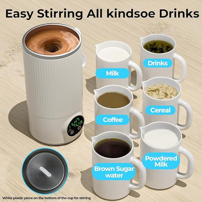 Portable Bottle Warmer for Travel,12 oz Baby Bottle Warmer,Built-in Mixer,Fast & Even Heating Formula to Keep Nutrient,Defrost,Leakproof,Accurate Temp Control,Keep Warm for a Long Time,Gift