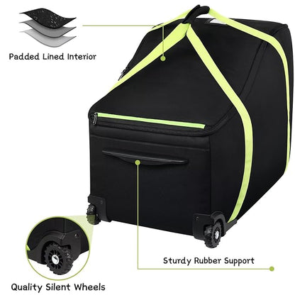Baby Car Seat Travel Bag Fit Chicco Keyfit 35 and Anti-rebound Bar Base, Doona Car Seat Stroller and Base, Nuna Pipa Travel Bag, Infant Car Seat Bags for Air Travel, Doona Travel Bag