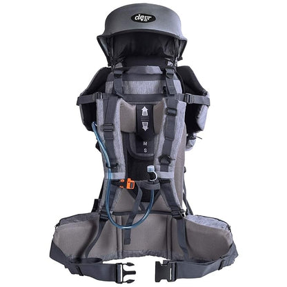 ClevrPlus Urban Explorer Child Carrier Hiking Baby Backpack, Heather Gray