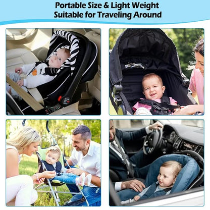 KAKIBLIN Baby Neck Pillow, Baby Travel Pillow, Baby Support Pillow,Upgraded Baby Neck Pillows for Car Seat Toddler Head and Neck Support Pillow for Car Seat, Pushchair(Unicorn)