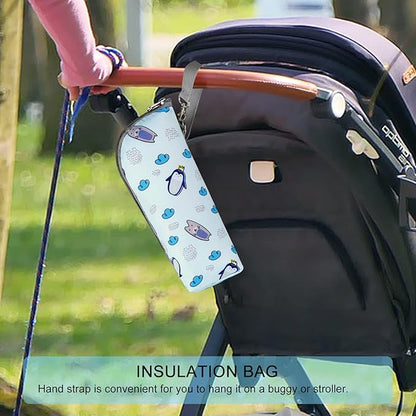 Accmor Baby Bottle Cooler Tote Bags, Insulated Breastmilk Cooler Bag, Nursing Bottle Cooler Warmer Bag for Nursing Mom Daycare Travel
