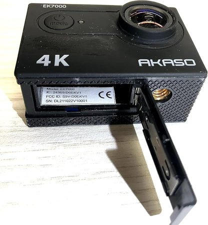 AKASO EK7000 4K30FPS 20MP WiFi Action Camera with EIS Ultra HD 131FT Waterproof Underwater Camera Remote Control 4X Zoom Support External Microphone