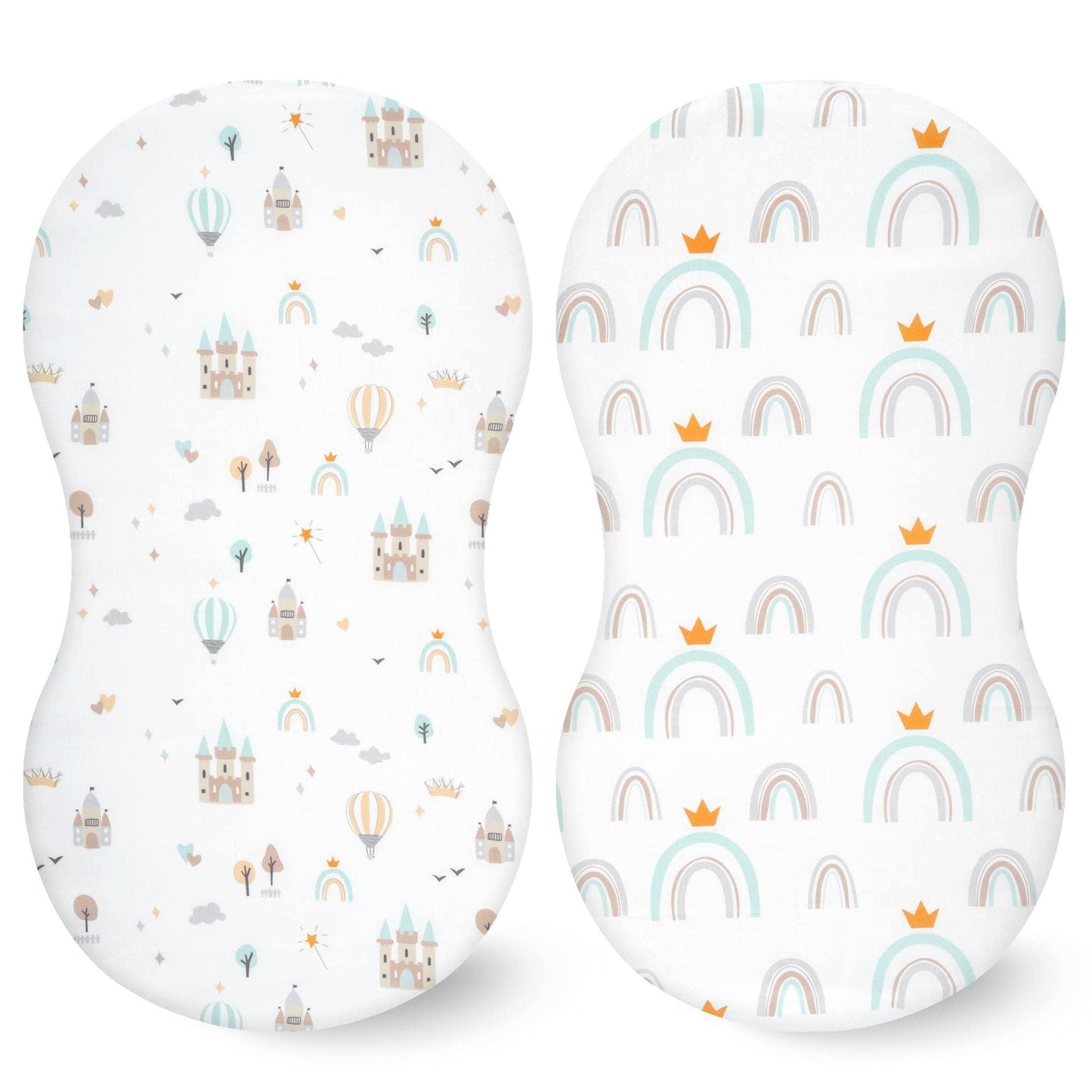 Baby Cradle Fitted Sheet Elastic Printing Baby Caring Table Changing Cover