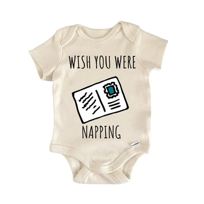Postcard Travel Adventure Airplane Baby Gift Baby Bodysuit