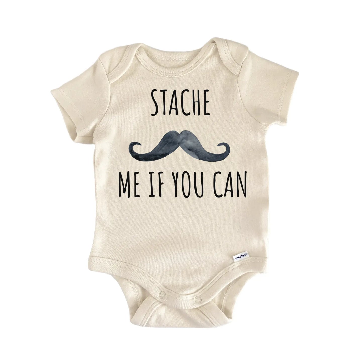 Handlebar Mustache Daddy Baby Gift Baby Bodysuit