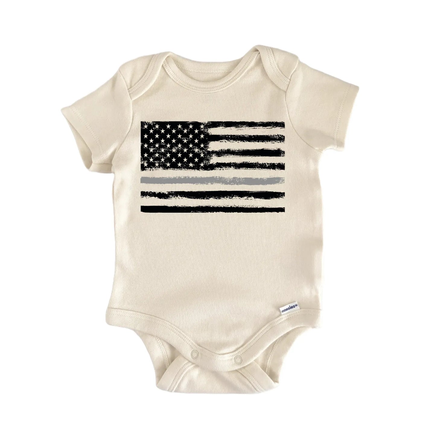 Thin Grey Line Corrections Officer Leo Baby Gift Baby Bodysuit