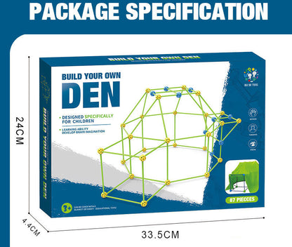 Children's DIY Luminous Tent Play House Splicing Toys