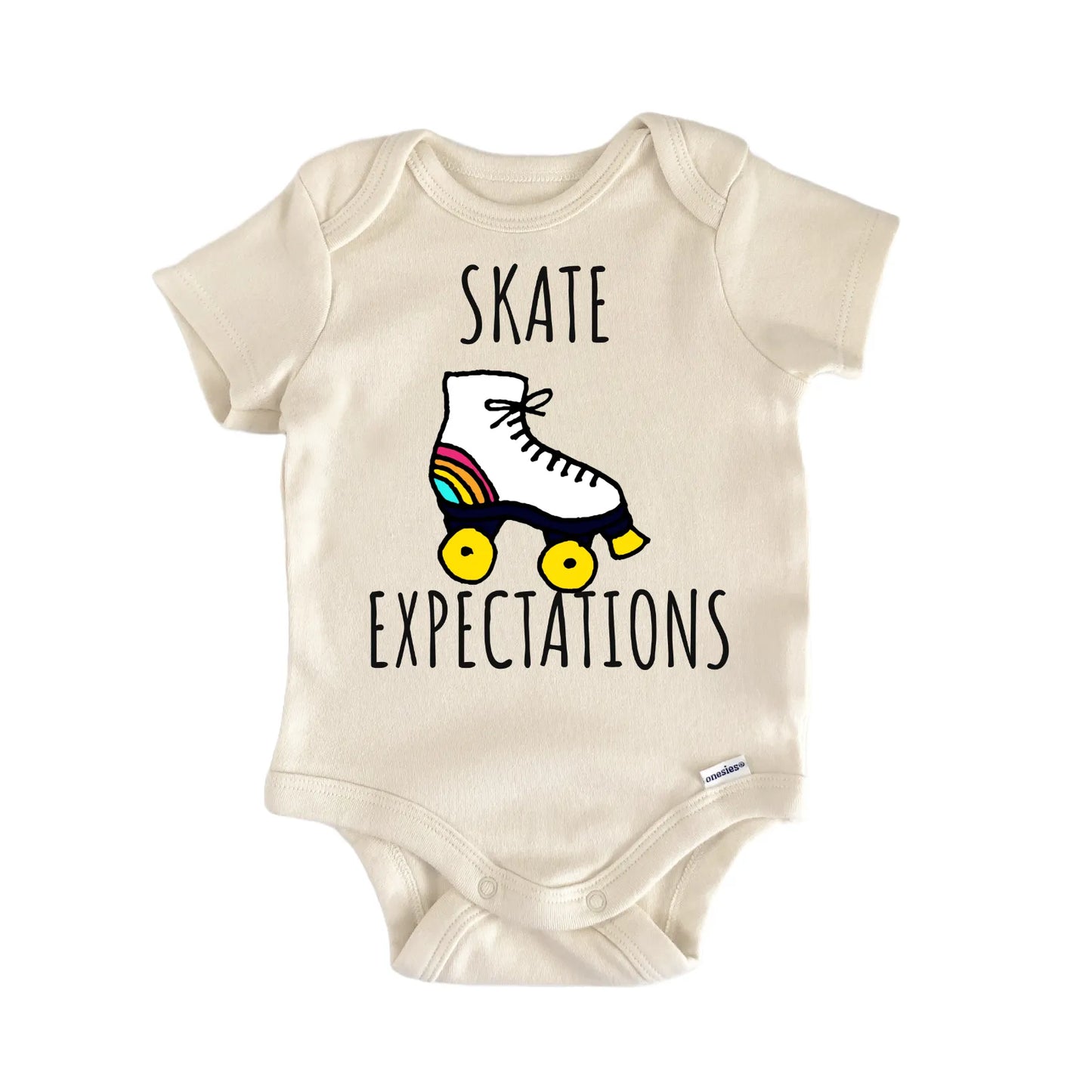 Skate Roller Inline Skates Baby Gift Baby Bodysuit