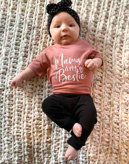 Mama is my bestie infant/toddler Tee