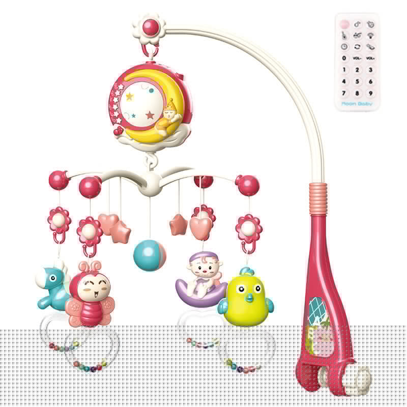 Baby Rattles Crib Mobiles Toy Holder Rotating Mobile Bed Bell Musical Box Projection Newborn Infant Baby Boy Toys
