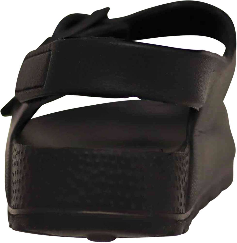 Norty 2-Strap Slide Sandal for Kids - Black Strap