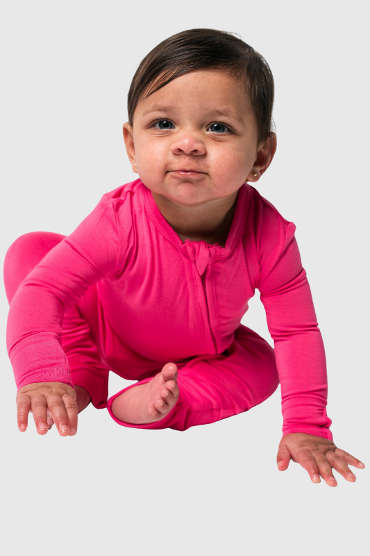 The Gentle Bodysuit In Pink Berry