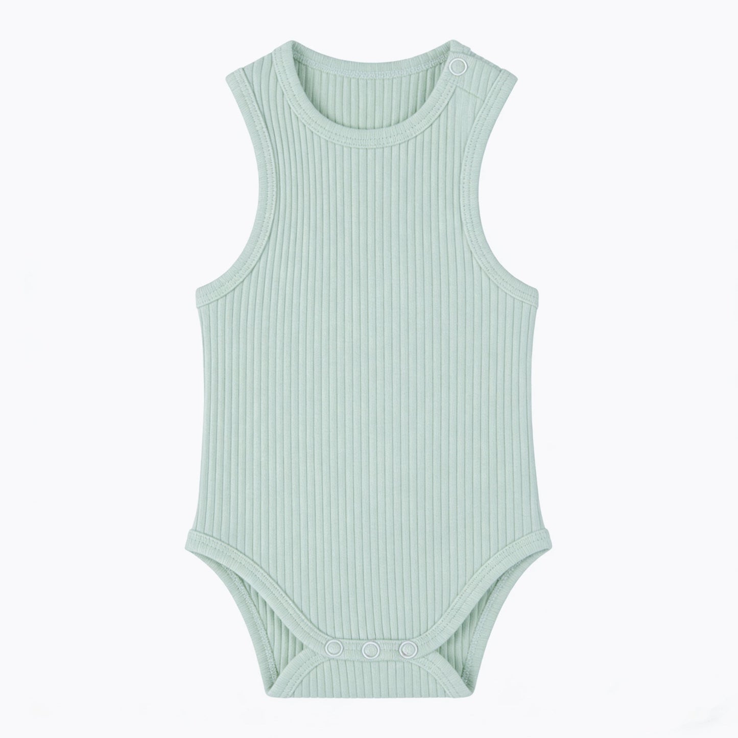 Baby Romper Knitted Ribbed Infant Onesie
