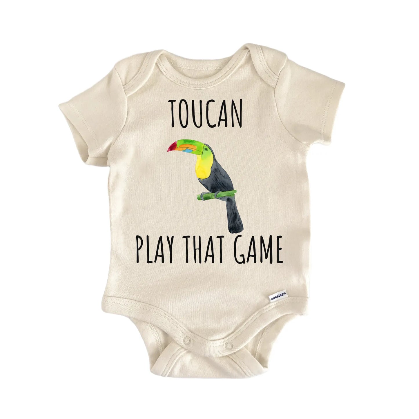 Toucan Exotic Bird Parrot Game Baby Gift Baby Bodysuit