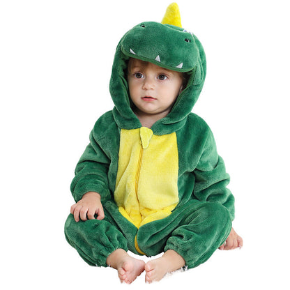 Flannel Animal Onesie For Kids