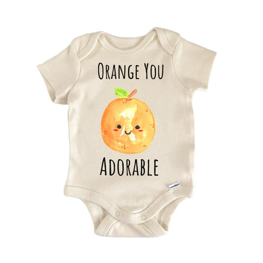 Orange Fruit Florida Citrus Baby Gift Baby Bodysuit