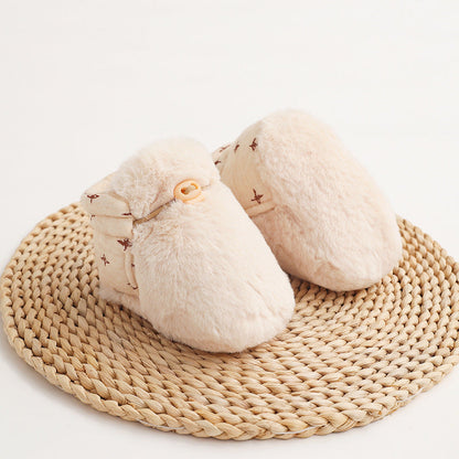 Fallwinter Soft-soled Anti-fall Warm Baby Toddler Shoes