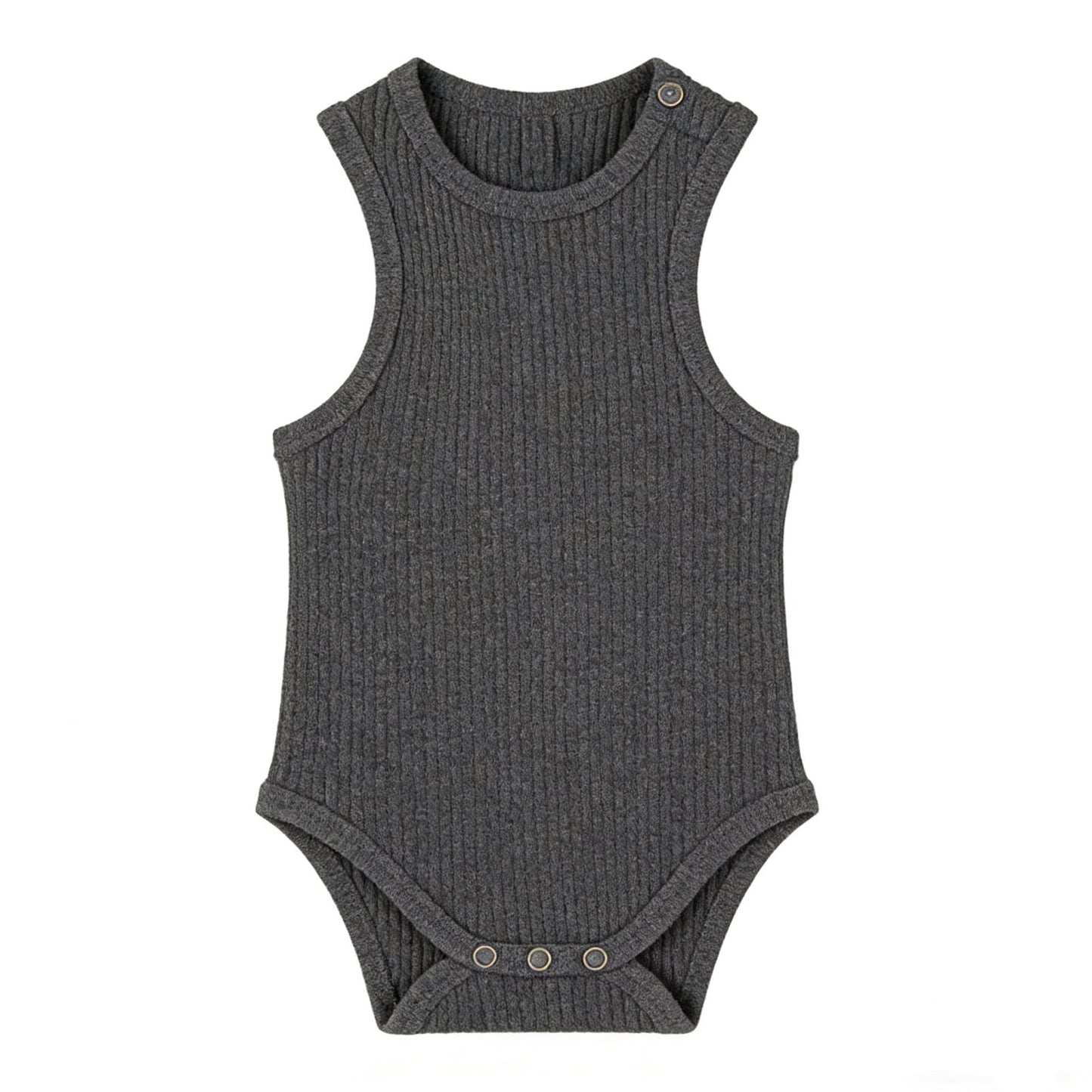Baby Romper Knitted Ribbed Infant Onesie