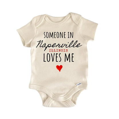 Naperville Illinois Baby Gift Baby Bodysuit