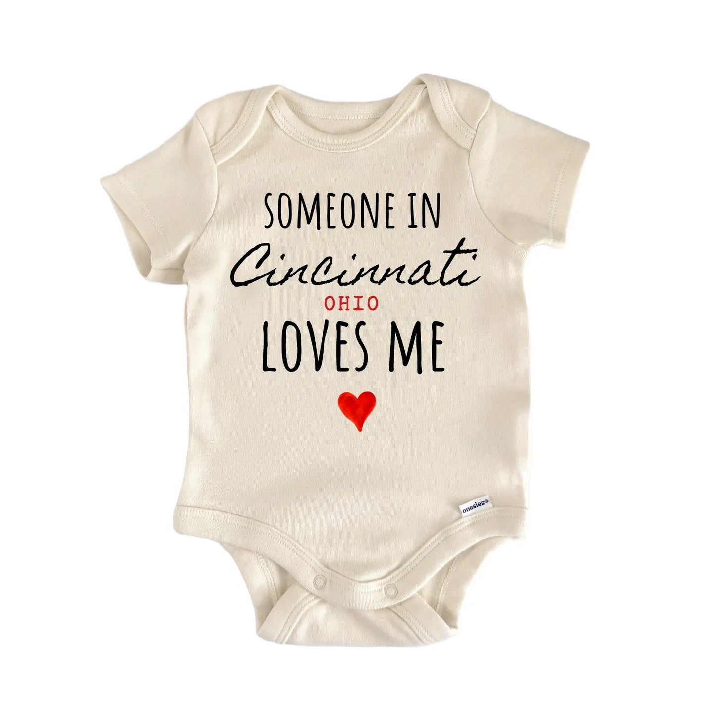 Cincinnati Ohio Baby Gift Baby Bodysuit