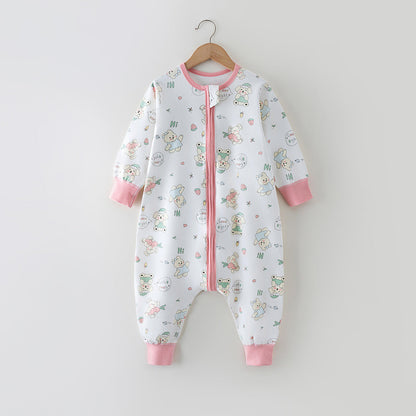 Split-leg Sleeping Bag To Prevent Kicking Off The Covers One-piece Bodysuit