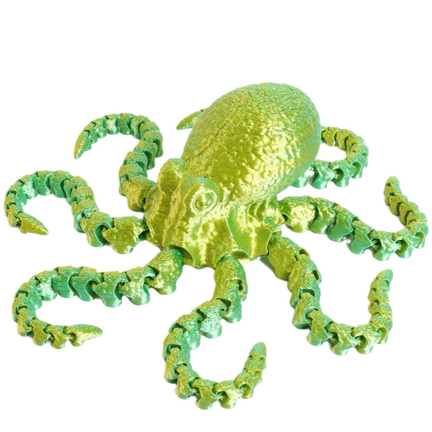 Cute Movable Joint Print Octopus Toy