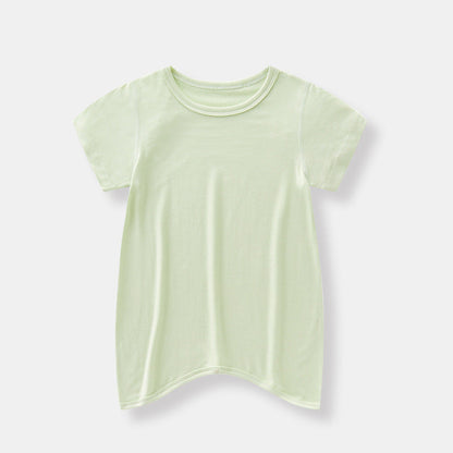 Baby Modal Pajamas Baby Short Sleeve Thin Bodysuit
