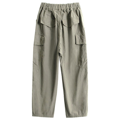 Loose Children's Spring Clothes Pu Handsome Pants