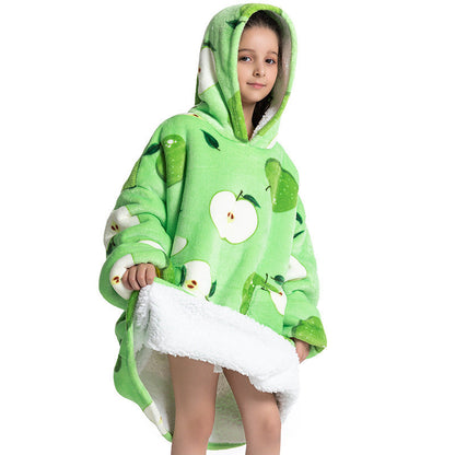 Composite Children's Flannel Lambswool Home Pajamas