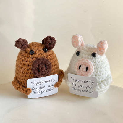 Funny Animal Crocheted Toy Creative Gift
