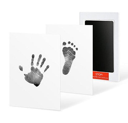 Baby hands and feet with oil