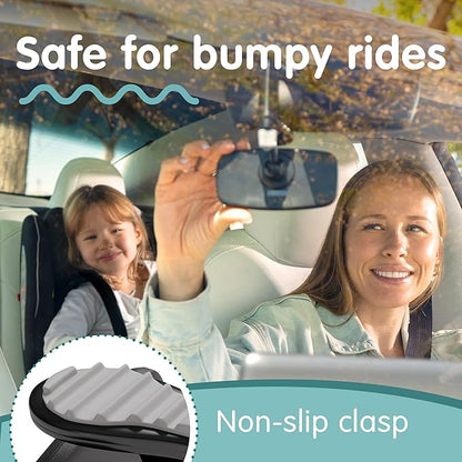 Onco Forward Facing Baby Car Mirror - Clip On Car Mirror for Baby, 100% Shatterproof & Shakeproof, Newborn Essentials