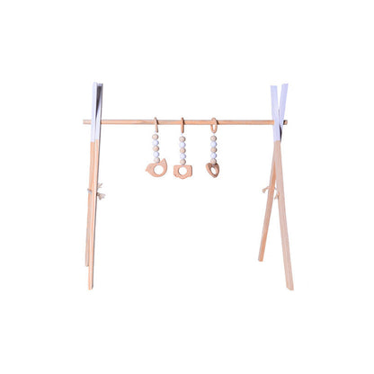 Wooden Baby Infant Fitness Frame Decorative Toys