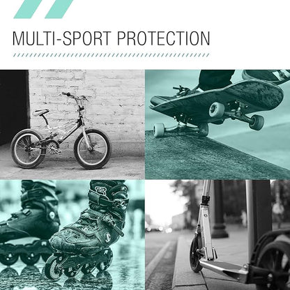 80Six Kids Multi-Sport Pad Set with Wristguards, Elbow Pads, and Knee Pads, Designed by Industry Leading Brand Triple 8