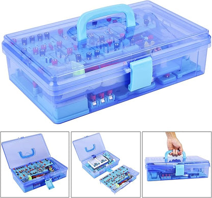 Mysterystone Science Experiment for Kids Electricity and Magnetism Kit for Students Stem Kit Physics Lab Basic Circuit Board Kit for Learning Starter