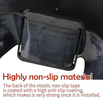 Funbliss Baby Car Mirror for Fixed Headrest, Compatible with Tesla Car Mirror for Baby and Other Models, 360° Rotation Clear & Wide View, Easy Install with Non-Slip Elastic Fixing