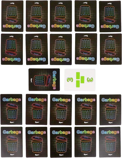 Regal Games Garbage Monsters Card Game Set for Kids, Teens & Adults - 2-4 Player Fun Family Games - Travel Playing Cards (16 Garbage Monsters Cards)