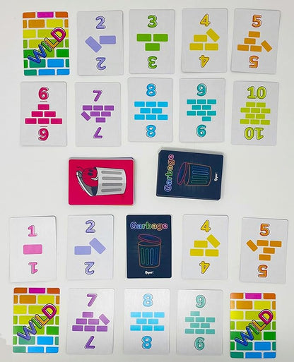 Regal Games Garbage Monsters Card Game Set for Kids, Teens & Adults - 2-4 Player Fun Family Games - Travel Playing Cards (16 Garbage Monsters Cards)