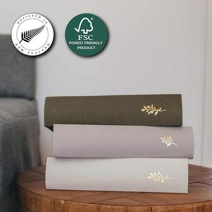 Elegant Linen Photo Album - 200 Acid-Free Pockets for 4x6 Pics - Perfect for Weddings & Gifts