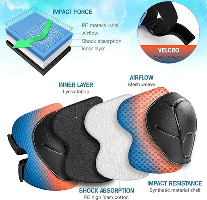 Toddler/Kids Bike Helmet Set for Boys Girls 3D Adjustable Kids Helmet Protective Gear Set Knee Elbow Wrist Pads and Multi-Sports Skateboard Scooter Cycling Roller Balance Bike