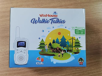 Wishouse Kids Walkie Talkies Rechargeable 3 Pack, Girls Boys Toys Age 7 8 9 10 for Outdoor Camping Adventure Games with Flashlight, Birthday Xmas Gift for 4 5 6 Year Old Children
