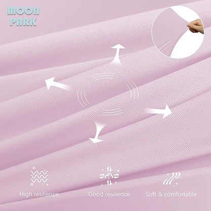 MOON PARK Pregnancy Pillows for Sleeping - U Shaped Full Body Maternity Pillow with Removable Cover - Support for Back, Legs, Belly, HIPS - 57 Inch - Purple - Cooling Cover